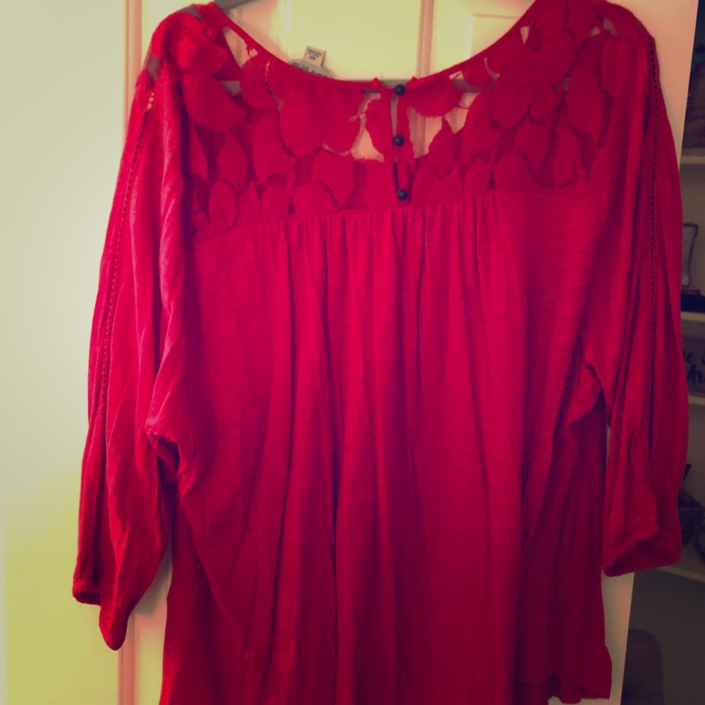 Lucky brand cutout top
